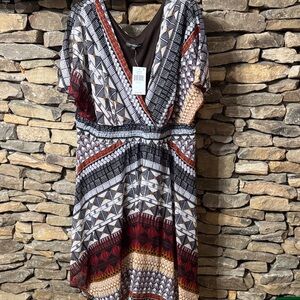 Chris McLaughlin Geometric Patterned Dress